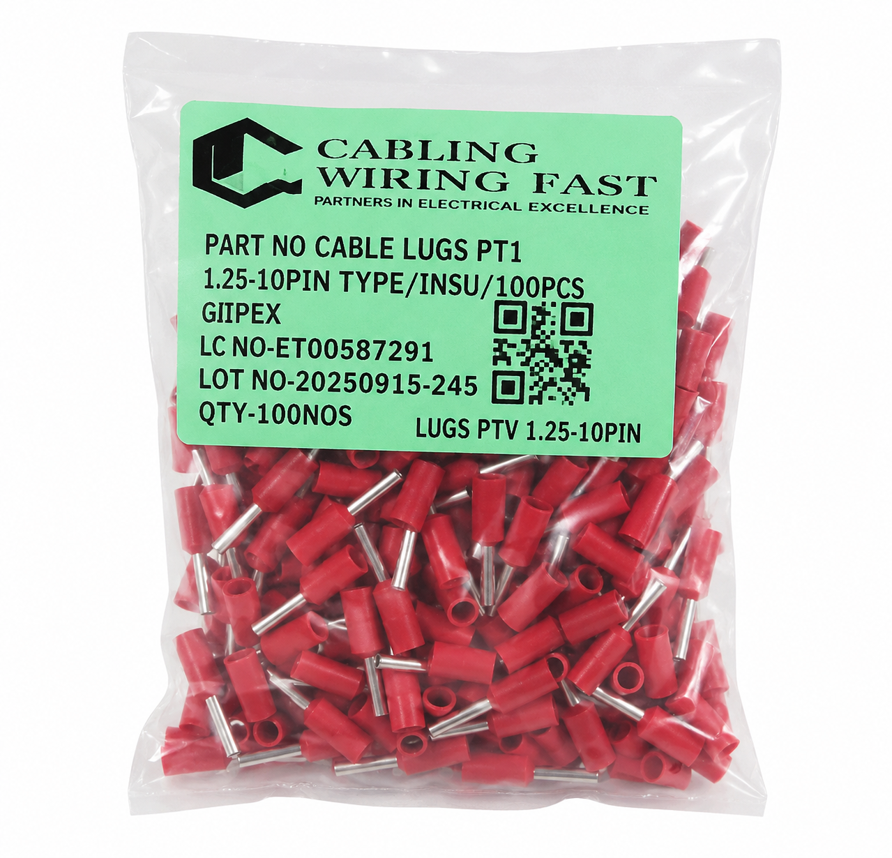 This is Product image of a Red Lugs