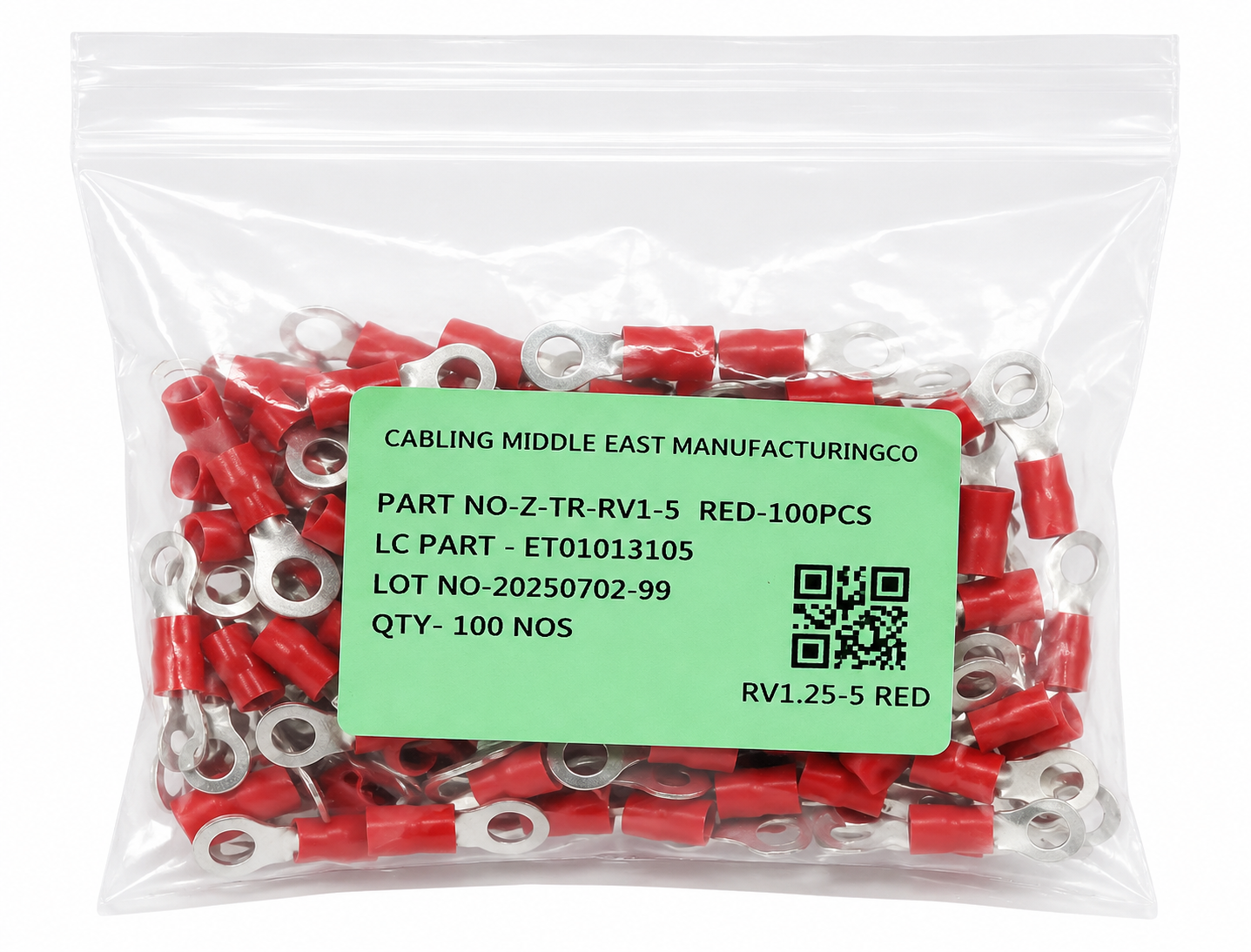 This is Product image of a Red Lugs