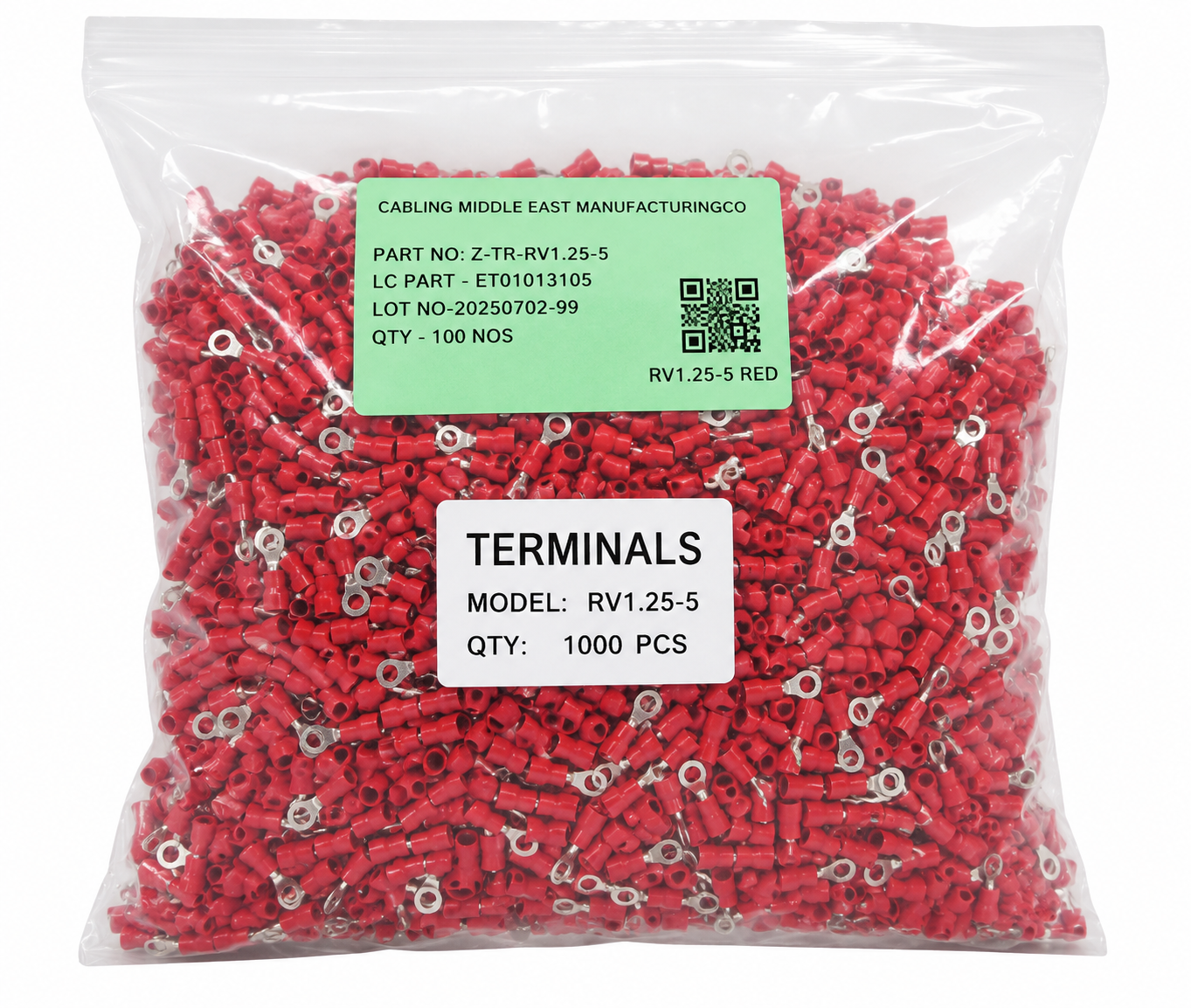 This is Product image of a Red Terminals