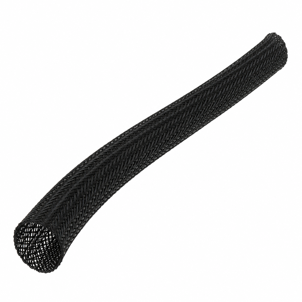 This is product image of Black Expandable Braided Sleeve