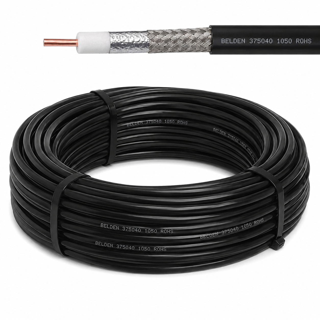 BELDEN 3750401050 ROHS Black Cable