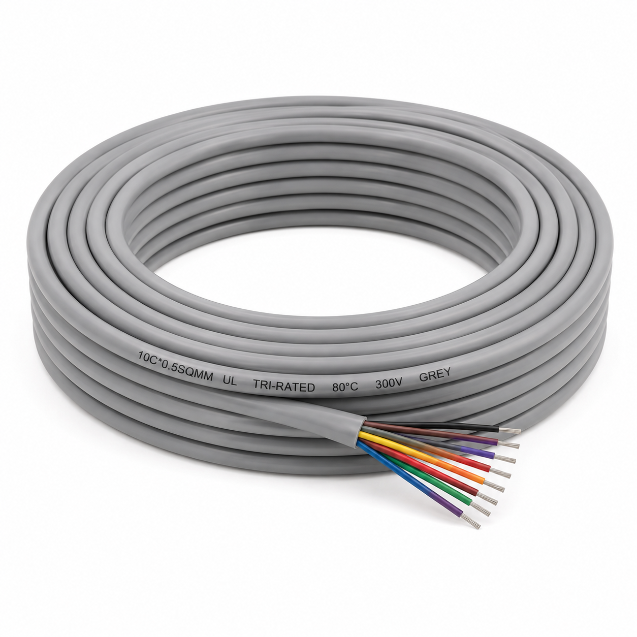 This is product image of 10 Core 0.5 Sq.mm Multi-Core Cable