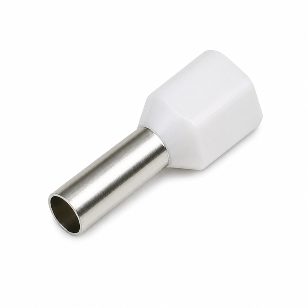 This is product image of White Ferrule Insulation Sleeve
