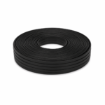 This is Image of 7.9mm Black Adhesive-Lined HST