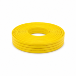 This is Image of Yellow Expandable Braided Sleeve