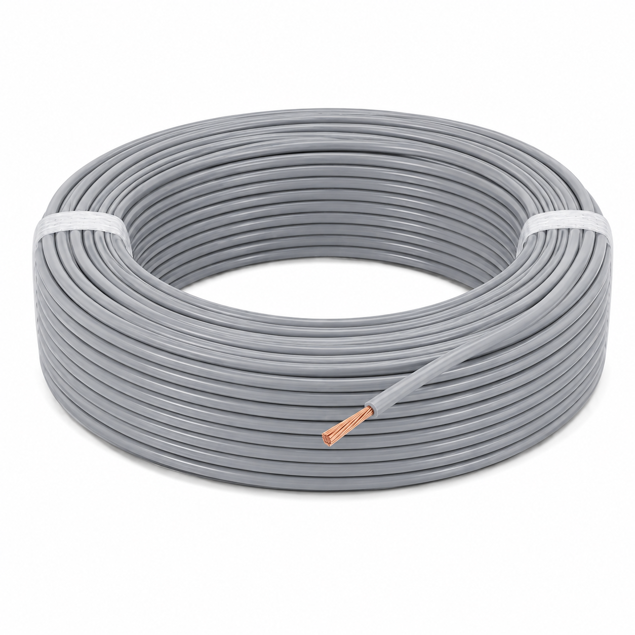 This is Product image of 1 Core 1.5 Sq.mm Tri-Rated / UL Grey
