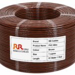 This is product image of RR Cables wire Brown