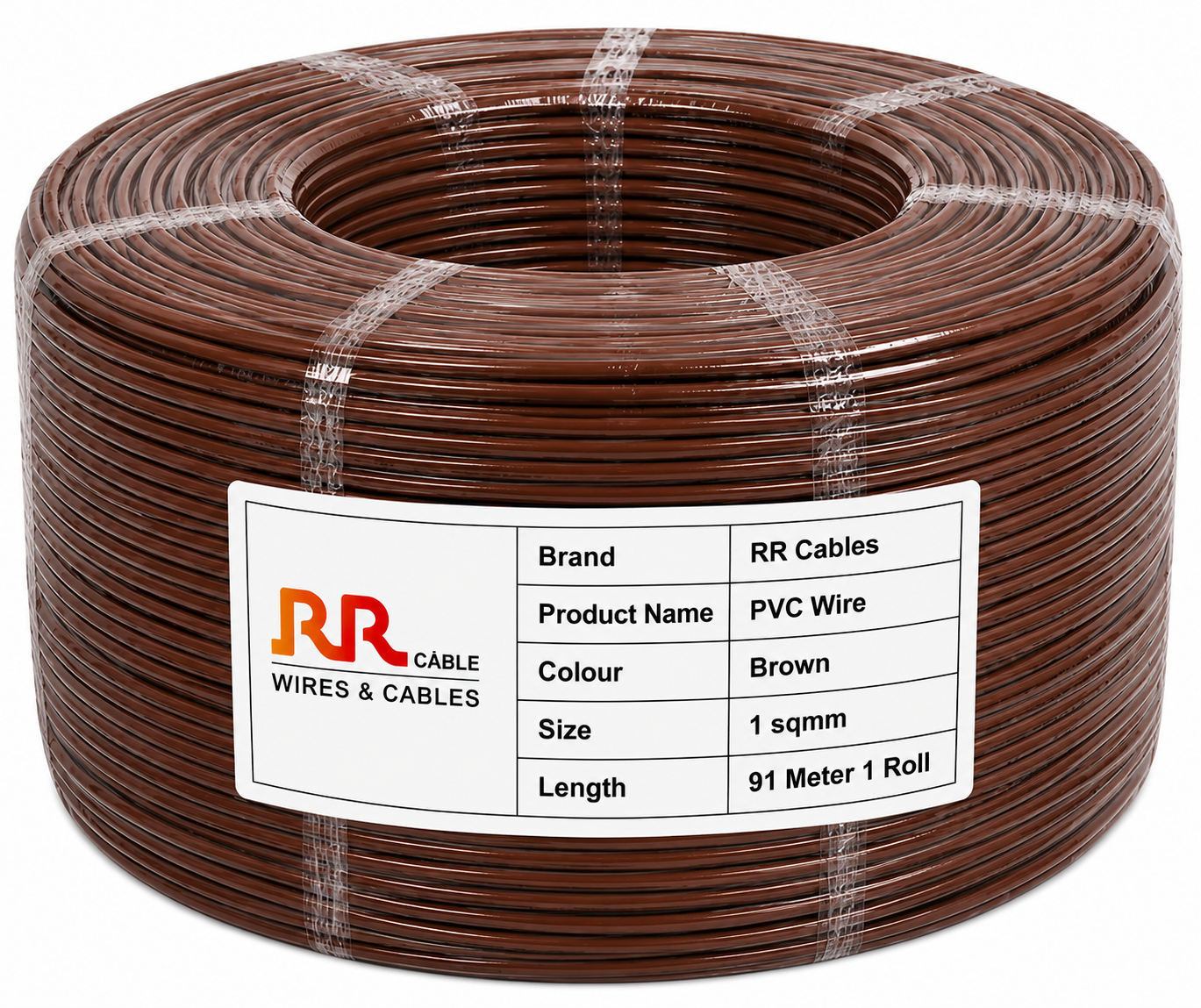 This is product image of RR Cables wire Brown