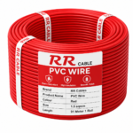 This is product image of RR Cable PVC Wire 1.5 Sqmm Red