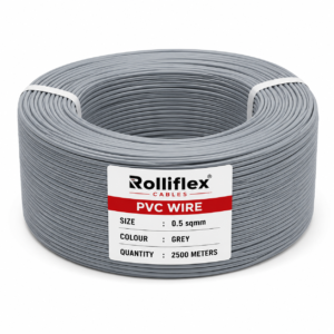 This is Product image of a Grey PVC Wire