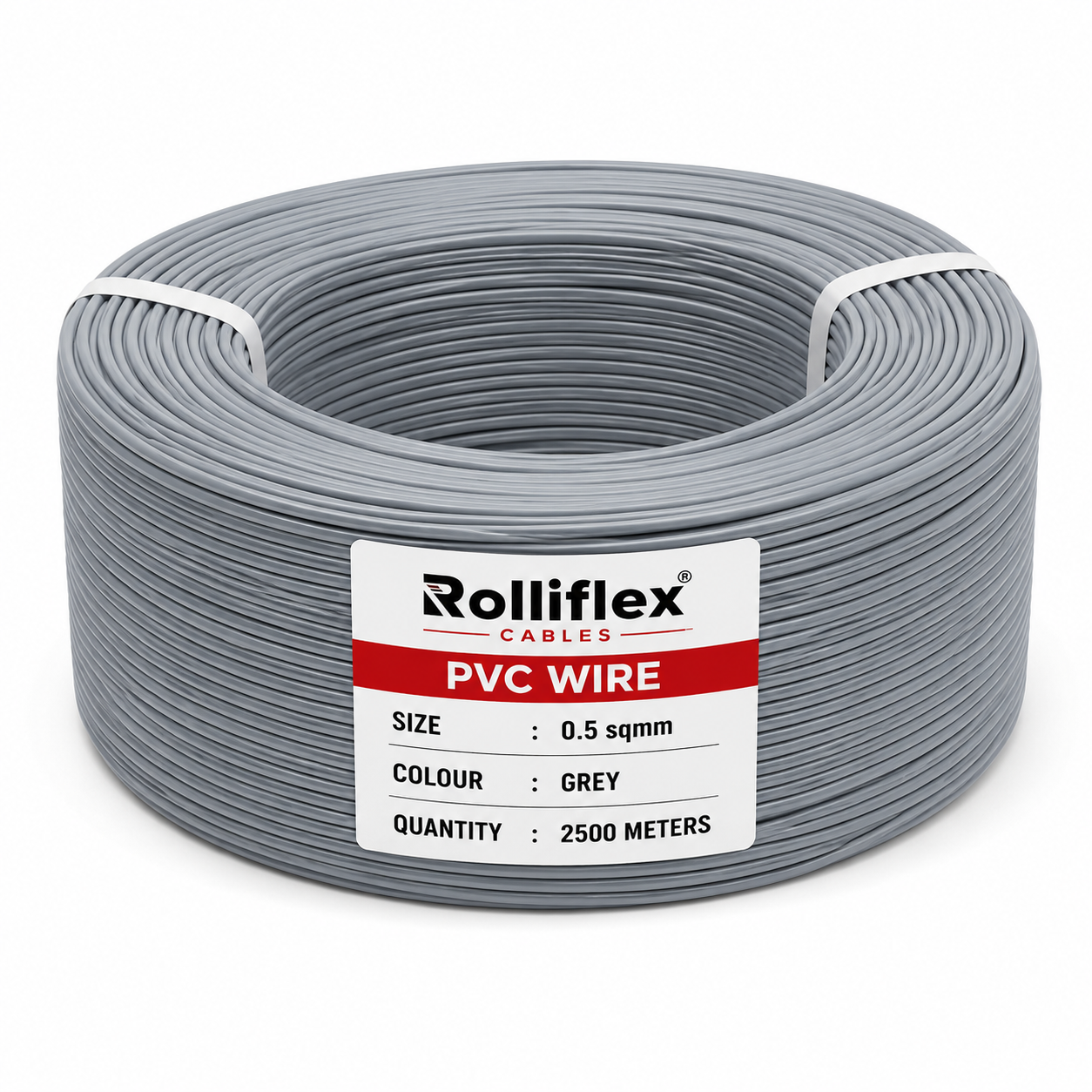 This is Product image of a Grey PVC Wire