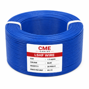 This is Product image of a Blue LSHF Wire