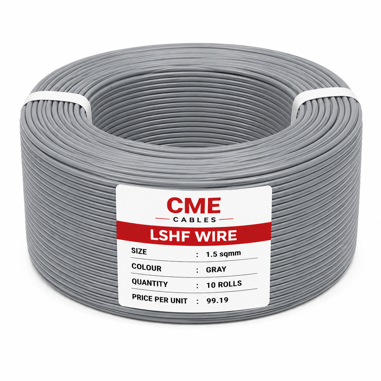 This is Product image of a Gray LSHF Wire.