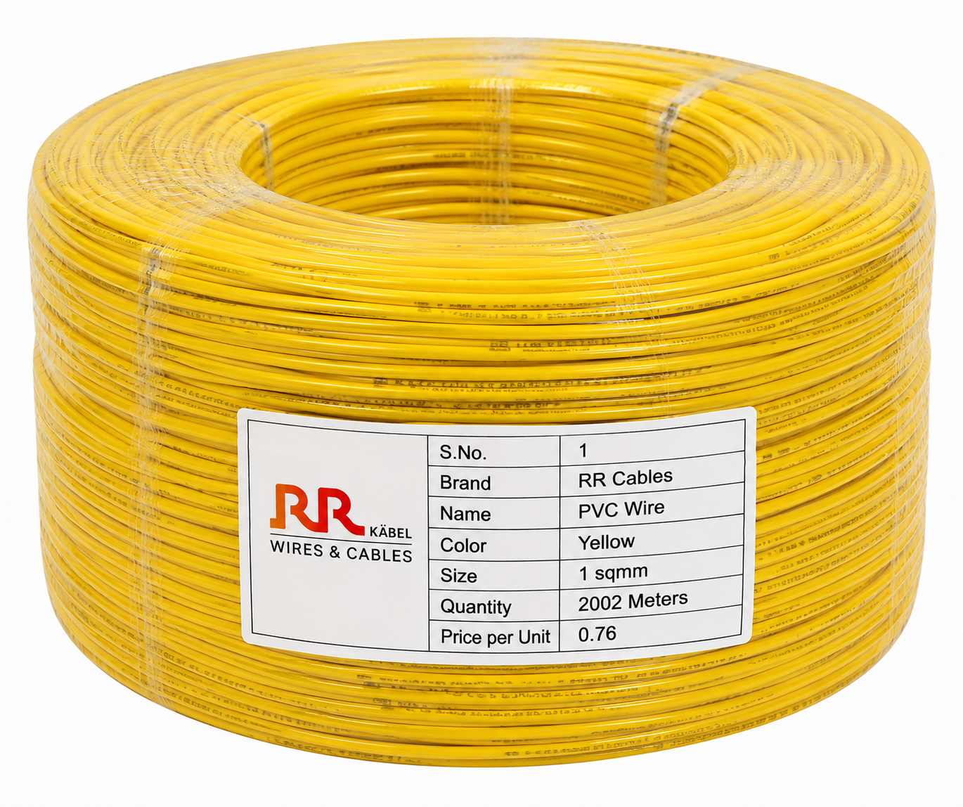 This is Product image of a Yellow Cable