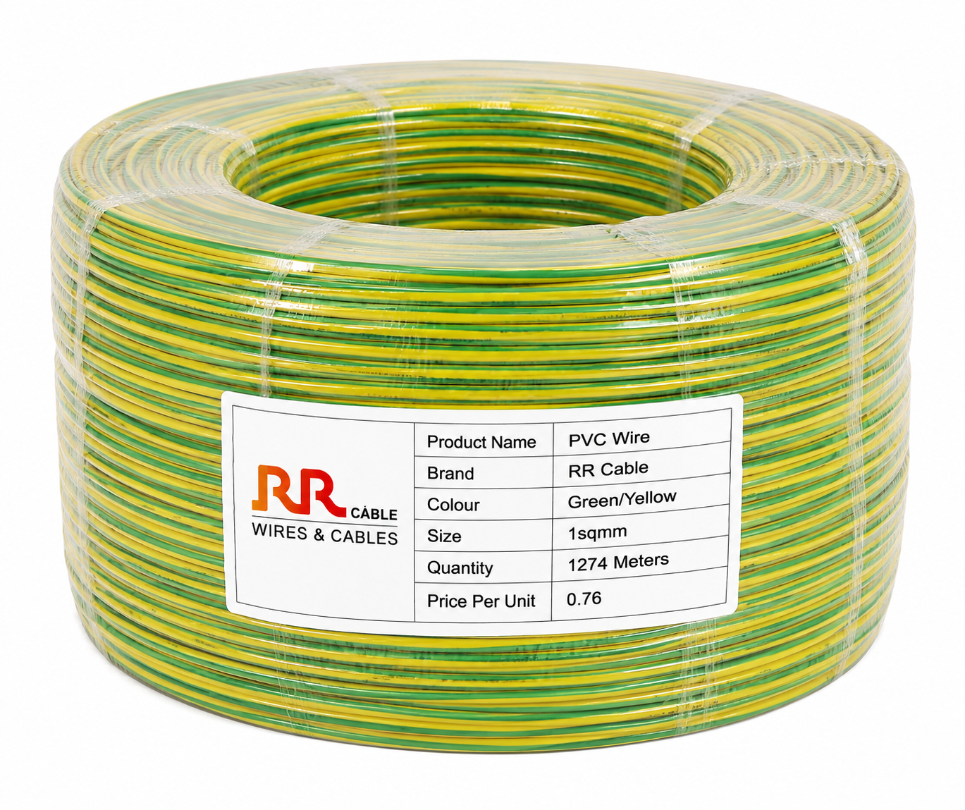 This is Product image of a Yellow Green Cable