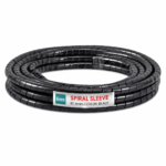This is product image of 6mm Black Spiral Cable Wrap Sleeve